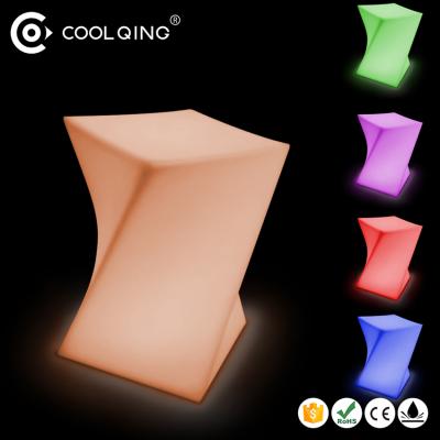 China Outdoor Waterproof Rechargeable Garden/Hotel/Nightclub/Party/KTV RGB LED Color Changing Bar/Bar Cube Chair for sale