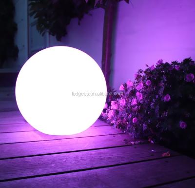 China Garden Transparent Multi Color LED Floating Led Luminous Pool Ball Light for sale