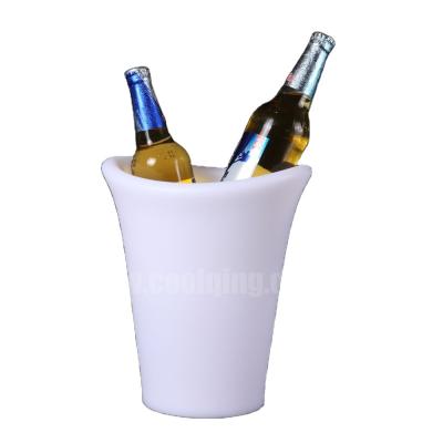 China Sustainable Belaire Mounted Champagne Led Ice Bucket / Lighted Up Bar Led Bucket for sale