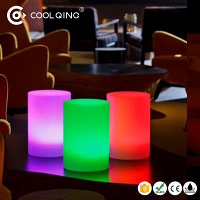 China Modern Cool RGB Rechargeable Bright Color Changing Table Lamp With Remote Control for sale