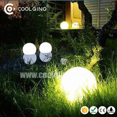 China Garden PE Hard Ball Waterproof /High Quality Illuminated Led Ball Light Indoor And Outdoor for sale