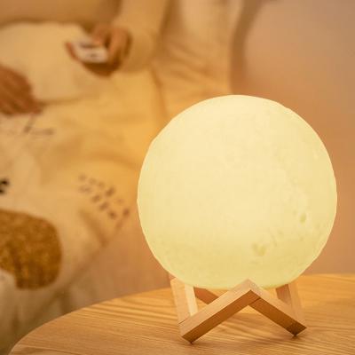 China Radio Imitate 3D Printed Portable Night Light Ball USB Charging Table Lamp Rechargeable Remote Control Blueteeth Speaker With LED Light for sale