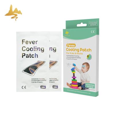 China Suitable for fever and regeneration. OEM Service Percutaneous Plaster Cool Gel Pads Baby Fever Cooling Patch for sale