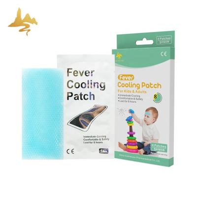 China Baby Fever Care Children Cold Packs Ice Forehead Reusable Fever Sheet Baby Cooling Gel Patch for sale