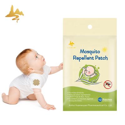 China Disposable Outdoor Anti Insect Device Kids Baby Mosquito Repellent Service OEM Patch For Home for sale