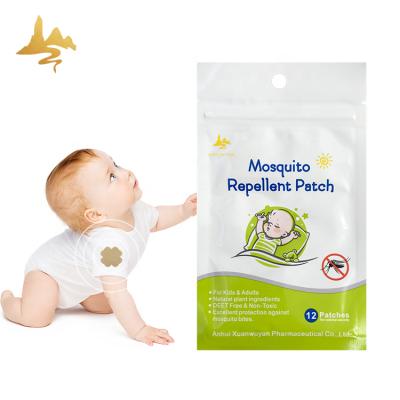 China Natural Indoor Mosquito Repellent Essential Oil Plant Mosquito Repellent Health Care Patch For Child for sale