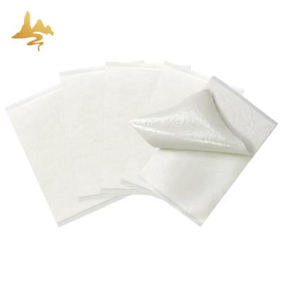 China CE 7x10cm White Cloth Double Sided Spunlace Plaster Menthol Pain Relief Herbal Patch for sale