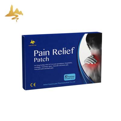 China Good Flexibility OEM Wholesale Heating Therapy Herbal Menthol Plaster Adult Back Pain Relief Patch for sale