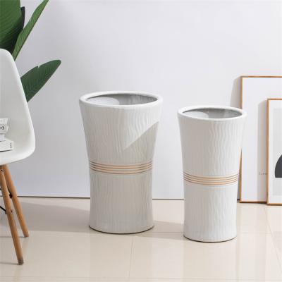 China China Manufacturer Modern Design Factory Nordic Cheap Large Ceramic Tall Pots For Indoor Planter for sale