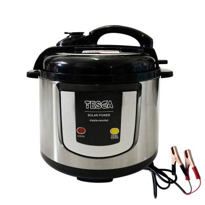 China Solar Powered Electric Car Pressure Cooker 24V DC Perfect For High Altitude Area Large Capacity 5L for sale