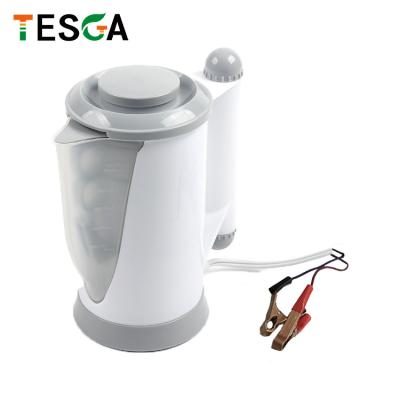 China Boil-Dry Protection Jug 24v Portable Electric Water Kettle With Teapot Set Powered 24v Battery / Solar Panel for sale