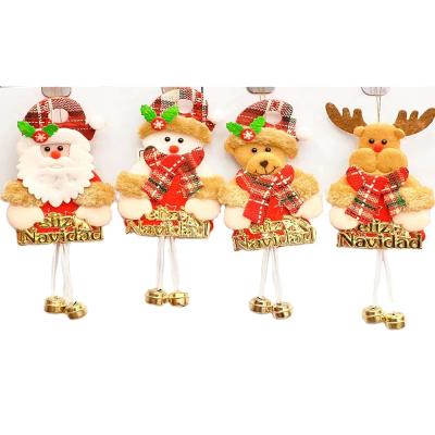 China 2022 Wholesale Christmas Bell Decor Set Christmas Tree Pendant Decorative Pendant Decoration Supplies Christmas Bell Pendant for sale