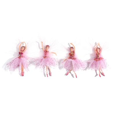 China 2021 festival stuff valentines day gift for valentine gifts christmas tree decoration ballerina doll flower dance fairy beautiful for sale