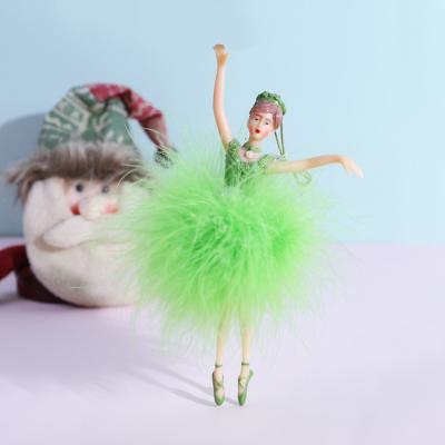 China 2021 festival stuff valentines day gift for valentine gifts christmas tree decoration ballerina doll flower dance fairy beautiful for sale