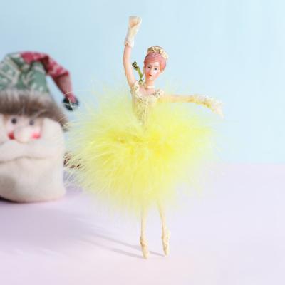 China 2021 festival stuff valentines day gift for valentine gifts christmas tree decoration ballerina doll flower dance fairy beautiful for sale