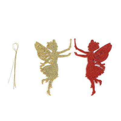 China Pretty Christmas tree ornament red and gold angel for sale