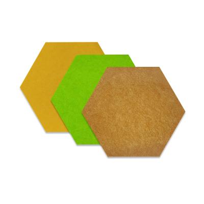 China Sound Absorption Highly Efficient Hexagon Acoustic Panels 12