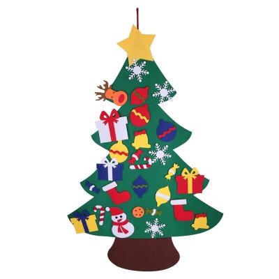 China Festival Home Decoration Customized Eco Friendly Decorative Felt Christmas Tree for sale