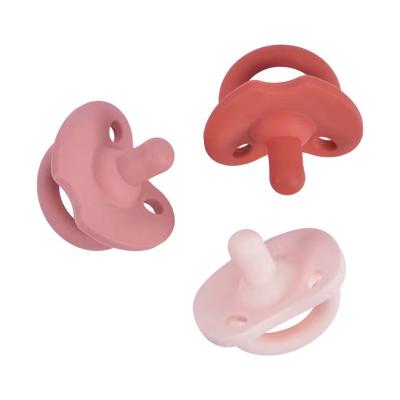 China Food Grade Safety BPA Silicone Pacifier Free Newborn Colorful Pacifier Reusable Pacifier for sale