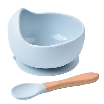 China BPA Free Hot Selling 100% Food Grade Silicone Baby Suction Bowl BPAfree Waterproof Non-slip Silicone Baby Bowls for sale