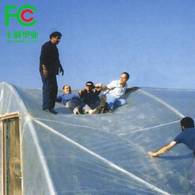 China HDPE 100% with 5% 200 micron greenhouse film UV treated plastic sheet for tunnel greenhouse greenhouse clear transparent woven film for sale