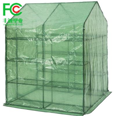 China Greenhouse Seedling Growing Cold Proof Mesh Leno Tarpaulin Sheet Tent Transparent Green For Greenhouse for sale