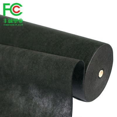 China Good quality heat preservation color pp white black spunbond agriculture polypropylene non woven black color heat preservation woven fabric for factory protect for sale