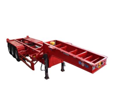 China Shipping Skeleton Truck Trailer DST Container Chassis Transport Container Trailer For Sale for sale