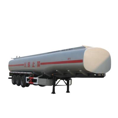 China Truck Trailer 2020 New Gasoline Fuel Tank Trailer 3 Axles Oil Tanker Trucks Tank Semi Trailer for sale