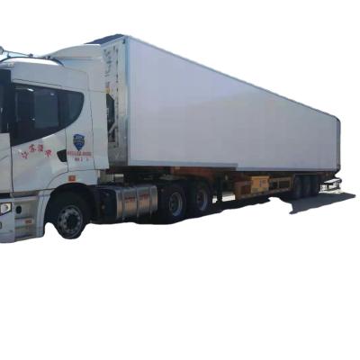 China High Quality Truck Trailer 3 Axles 40ft 45ft Refrigerator Van Trailer Van Freezer Truck Trailer For Sale for sale