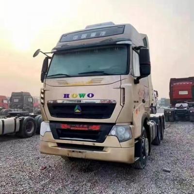 China Sinotruk Truck Trailer Howo 10 Wheels 375hp 6x4 60-80Tons Tractor Truck For Sale From Arican Made In China for sale