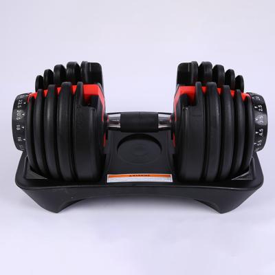 China Dumbell Set Spot Wholesale Cheap Daily Exercise Fitness Set Adjustable Dumbbell 90lbs for sale