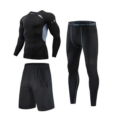 China Breathable Polyester Athletics Jogging Suit Sports Fitness Suit Men Sportswear for sale