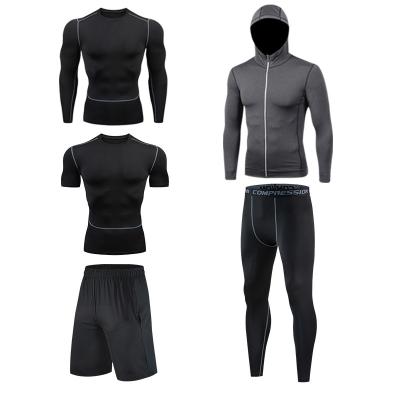 China New quick-drying underwear suit men's sports fitness clothing tracksuit men's breathable sportswear for sale