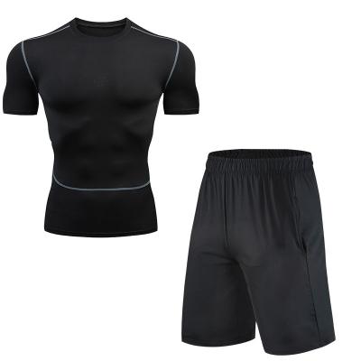 China Multi-Piece Sports Suit Breathable Quick-Drying Fitness Clothing Wholesale Sportswear For Men for sale