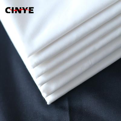 China Anti-Static Cotton 45*45 Polyester Plain Weave 120 Gsm Poplin Shirting Fabric And TC Fabric for sale