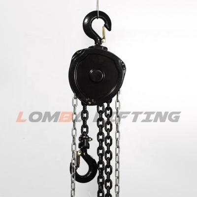 China High Quality Cheap Construction Site Lifter 2 Ton Chain Pulley Block Crane for sale