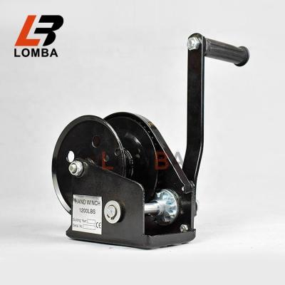 China BOAT Heavy Duty Wire Rope or Strap Manual Operated Hand Winch for sale