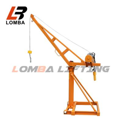 China Other 180 Degree Portable Outdoor Small Crane For Construction Lift Materials Handle Mini Davit Crane for sale