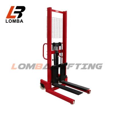 China Building Material Shops 1.6 Meters 1 Ton 2 Ton 3 Ton Hydraulic Pallet Stacker Hydraulic Pallet Stacker 2/Hand for sale