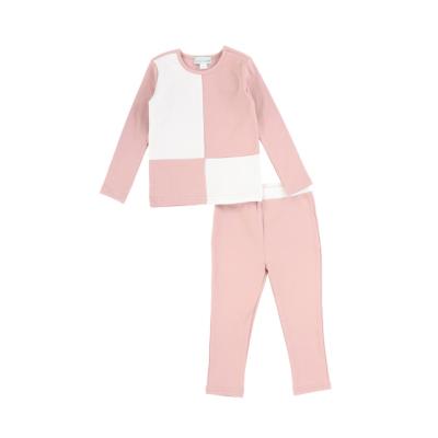 China Antibacterial baby winter clothes 95%bamboo 5%spandex pajamas set two piece kids toddler sleepwear baby pajamas for sale