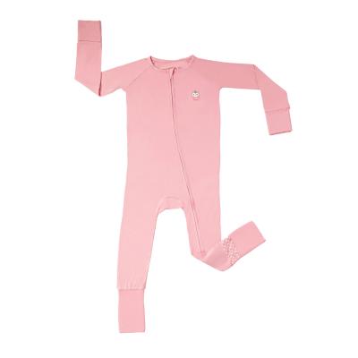 China 95%Bamboo 5%Spandex Breathable Baby and Toddler Zippies Bamboo Rompers Premium One Piece Zipper Romper for sale