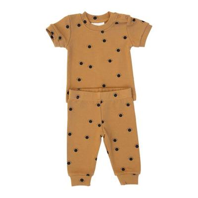 China Antibacterial Kids Cotton Pajamas Sets Cotton Short Sleeve Cotton Short Sleeve Pajamas Two Piece Comfortable Sets Set For Baby for sale