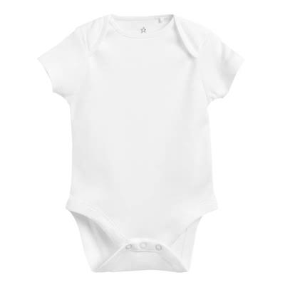 China Breathble OEM Service High Quality Comfortable Cotton Newborn Onesie White Plain 100% Baby Romper for sale