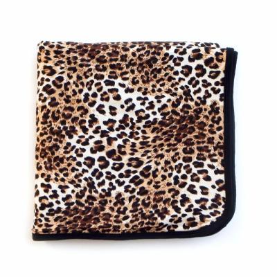 China PORTABLE Hot Selling Bamboo Leopard Print Baby Soft Nature Bamboo Blanket Dreamy Blanket for sale