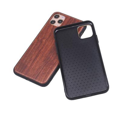 China Simple Pure Carved Bamboo Wood Cell Phone Protector Cover For iPhone 12 11 mini pro max xs xs xr cell phone bags and cases for sale