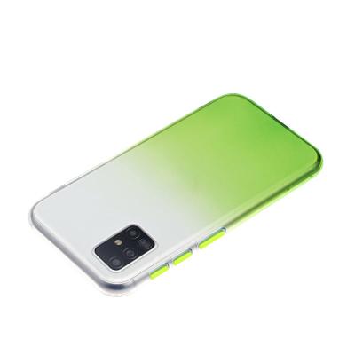 China Shockproof Case For Back Case Samsung Galaxy A51 Anti-drop Soft TPU Cover Phone Case Clear Color Gradient Galaxy for sale