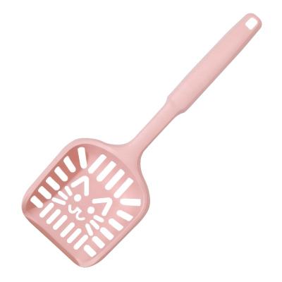 China Large 40cm Long Plastic Sustainable Plastic Pet Cat Litter Waste Scooper Extended Shovel for sale