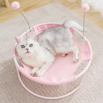 China Four Seasons Detachable and Washable Universal Durable Cat Bed Summer Cat Hammock Small Dog Pet Cat Bed for sale