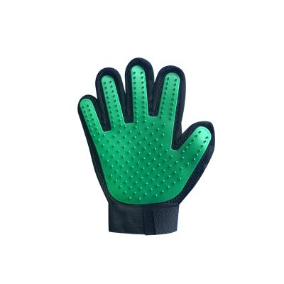 China Sustainable Factory Directly Wholesale Rolled Comb Cat Grooming Glove for sale